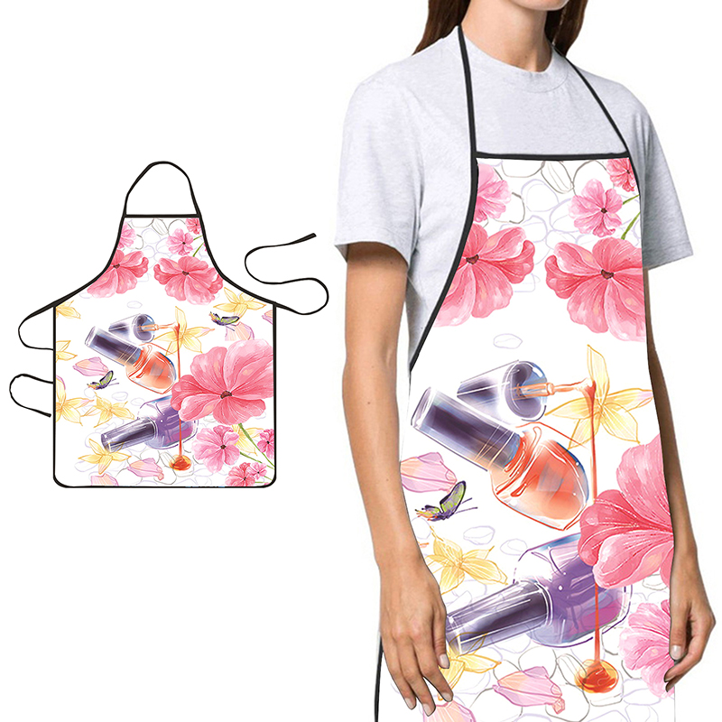 Kitchen Baking Unit - 〔YS1〕Nagellack-Druck-Schürze für Schönheitssalon, Küche, Haushalt, Reinigung,