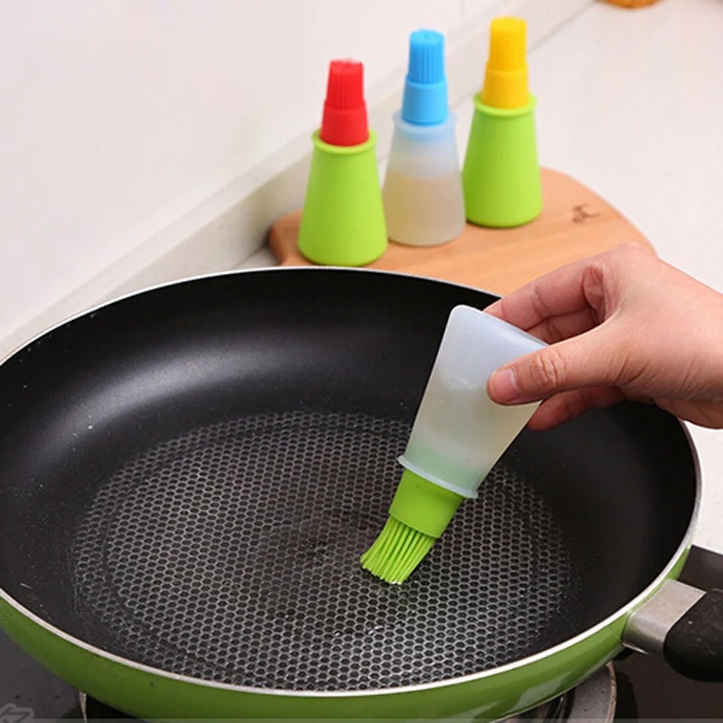 Kitchen Baking Brush - Hitzebeständiger Backölspender aus lebensmittelechtem Silikon mit