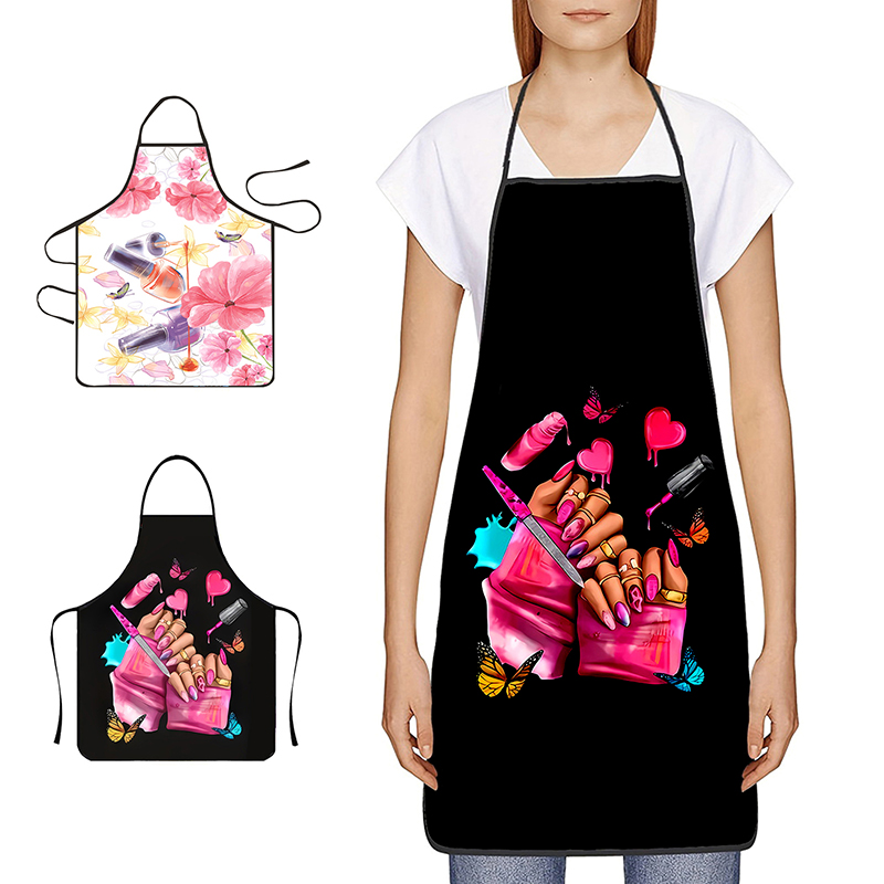 Kitchen Baking Unit - Nagellack Druck Schönheit Küche Frauen Schürze