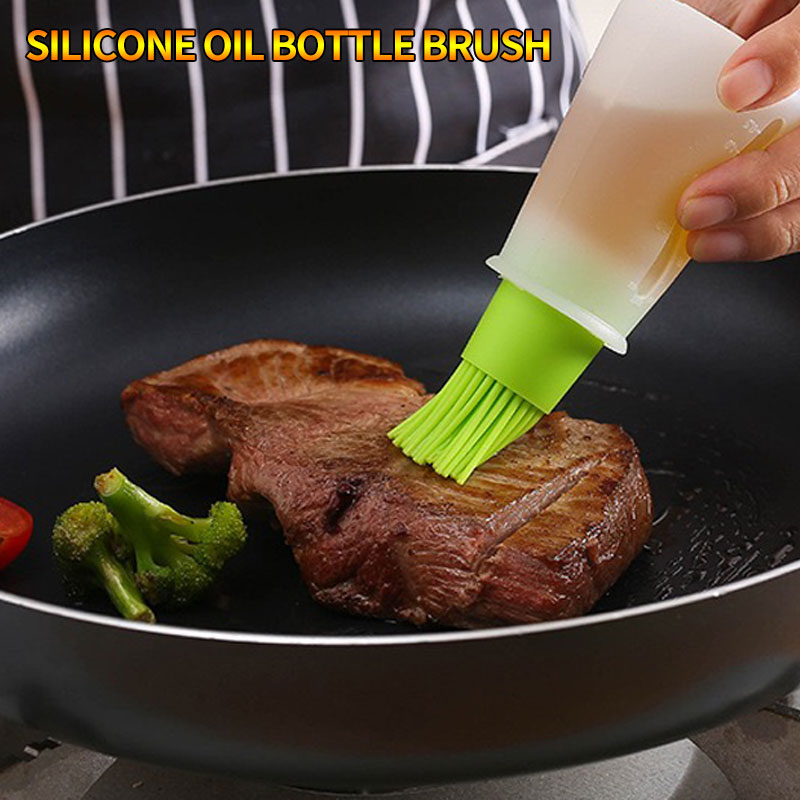 Kitchen Baking Brush - Hitzebeständiger Backölspender aus lebensmittelechtem Silikon mit