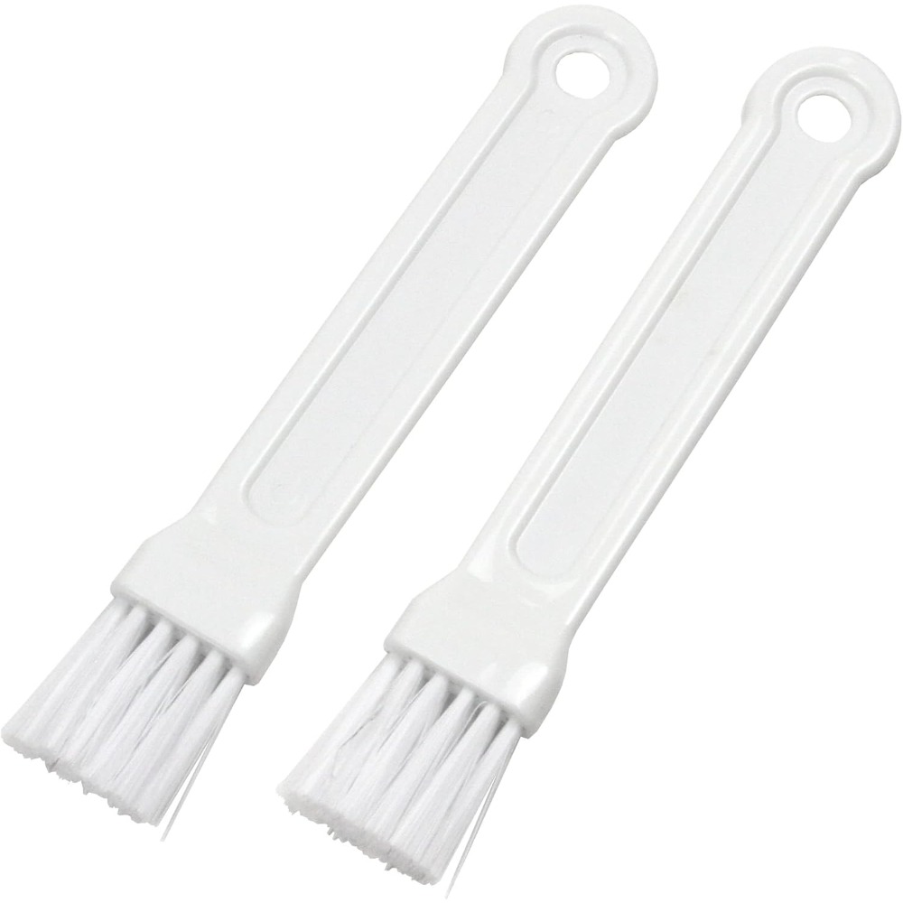 Kitchen Baking Brush - 7 Zoll Weißes Mini-Gebäckpinsel-Set, 2 Stück,