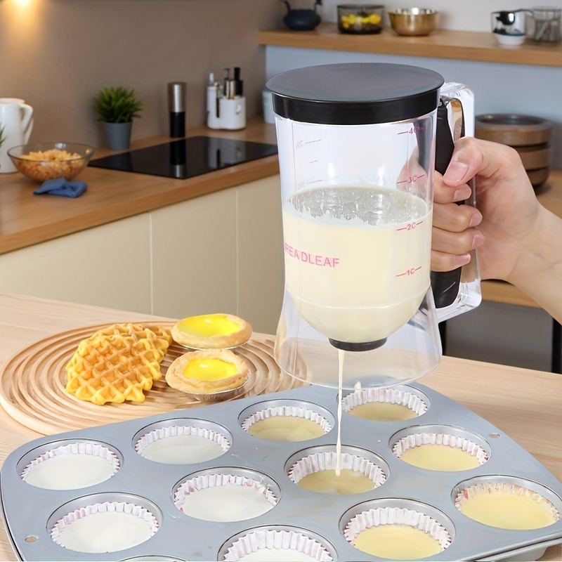 Kitchen Baking Scale - Multifunktionaler Handspender aus Kunststoff mit Messbecher,