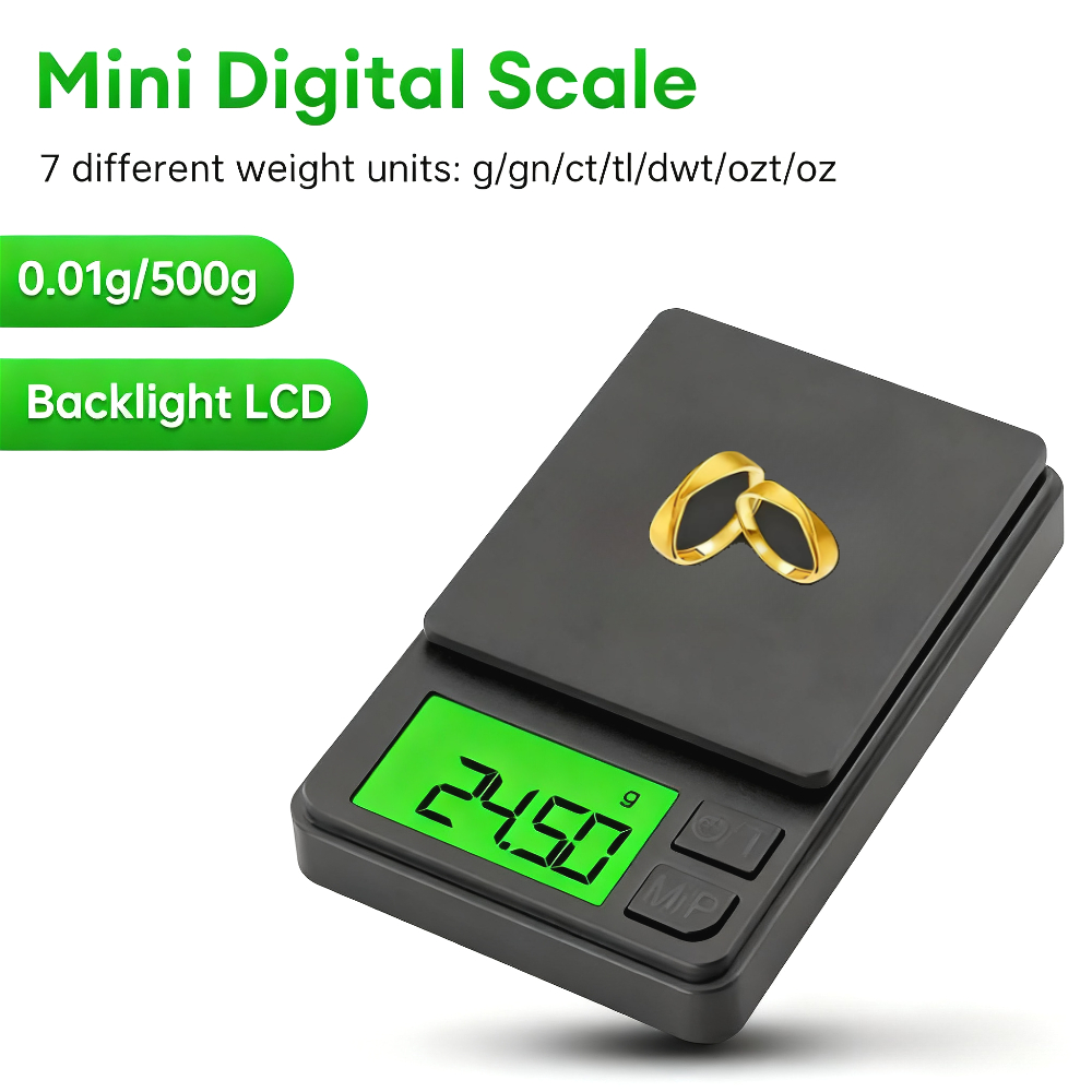 Kitchen Baking Scale - 200/500/1000g 0,01g Mini-Digitalwaage Hochpräzise elektronische Taschenwaage