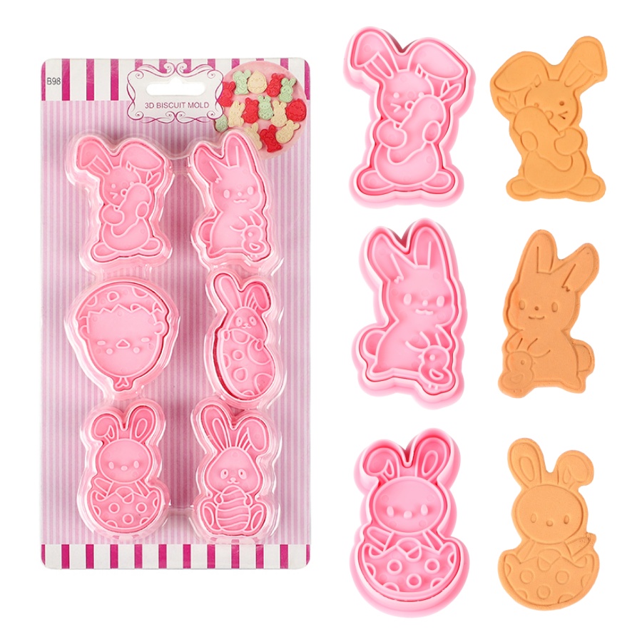 Kitchen Baking Cookies - 6 teile/satz Ostern Bunny Cookie Schneider