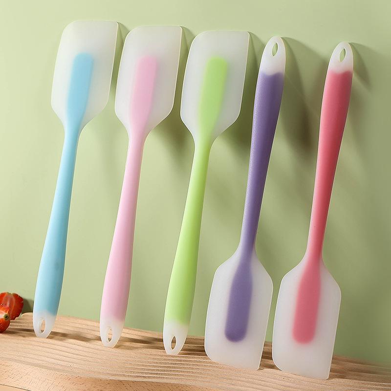 Kitchen Baking Brush - Silikon-Kuchenspatel, Transparenter Antihaft-Cremespatel, Küchen-Backwerkzeug, Kuchenschaber, Backzubehör