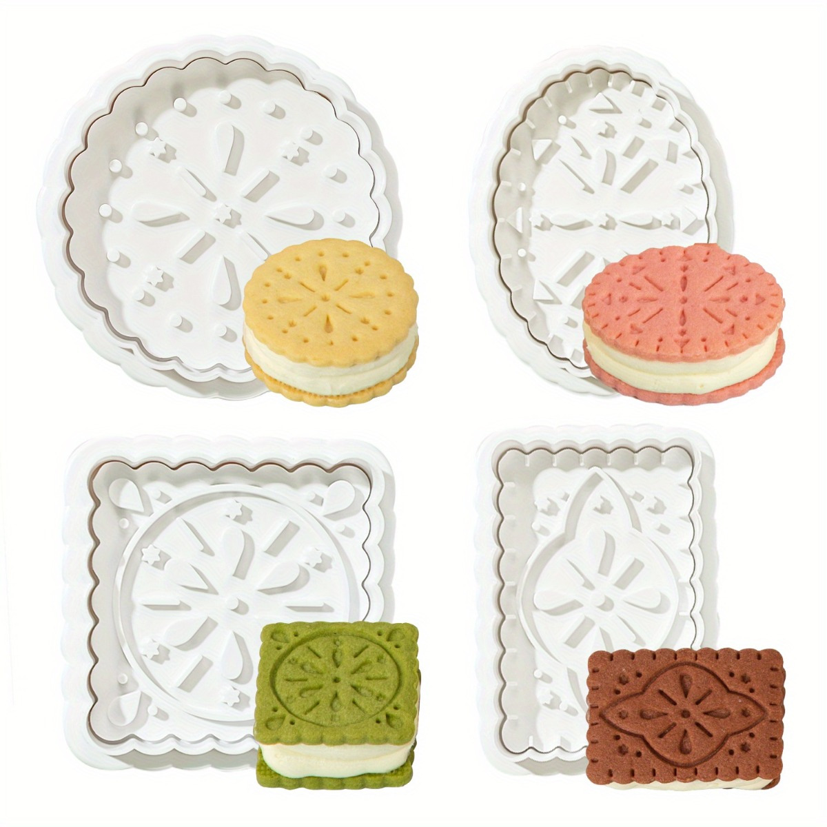 Kitchen Baking Cookies - Cookie Form Drücken Typ Sandwich Cookie