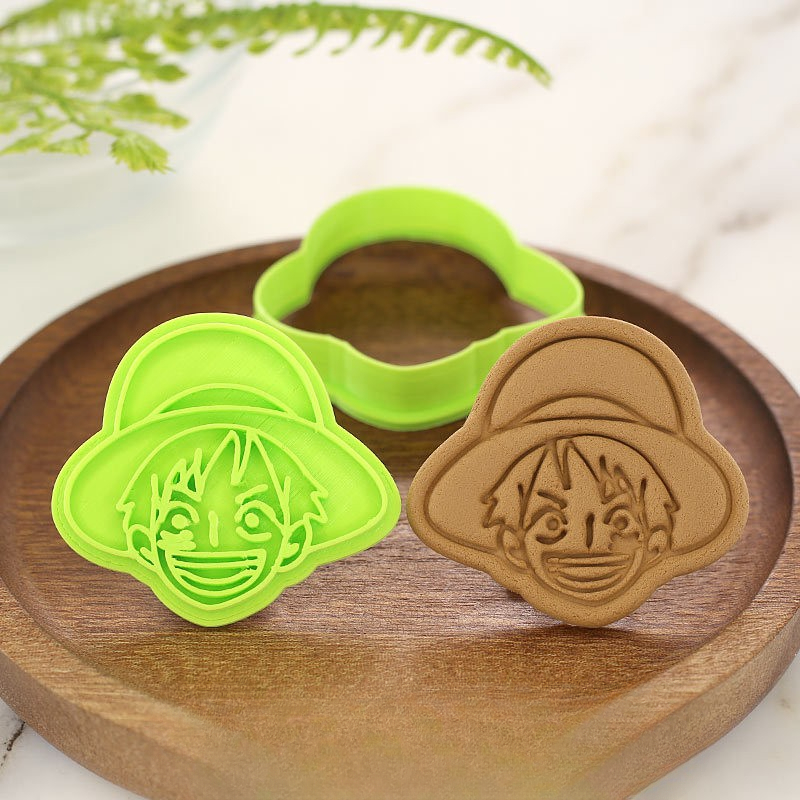 Kitchen Baking Cookies - One Piece Backform Luffy Zoro Chopper