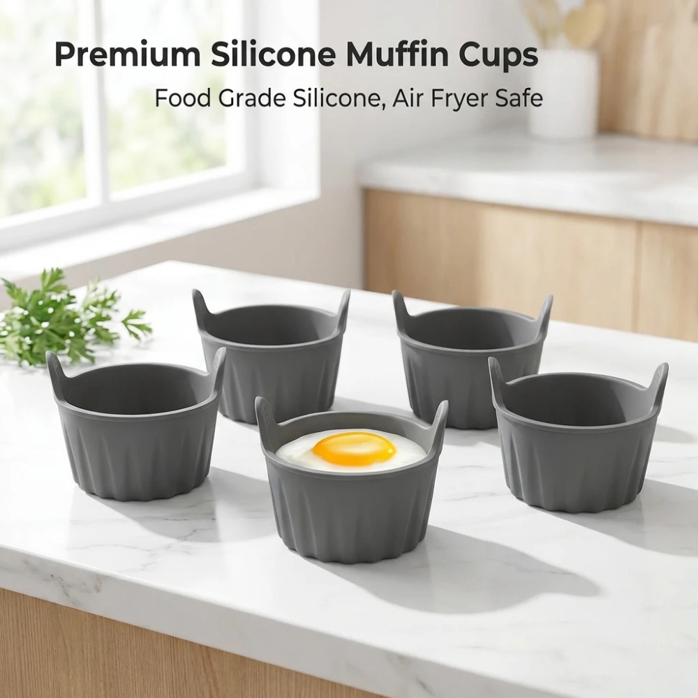 6-teiliges Silikon-Backformen- – Kitchen Pro Baking Tray Bewertung und Preis