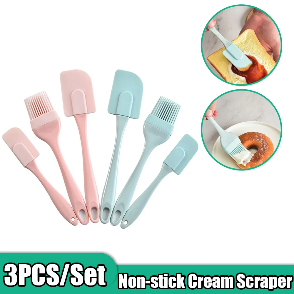 3Pcs Nicht-Stick Silikon Creme – Kitchen Baking Brush Bewertung und Preis