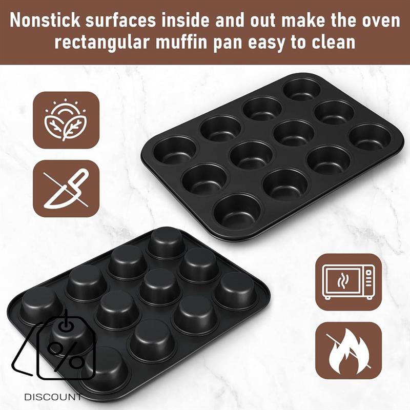 ABJO-3-Pack Antihaft-Muffin-Pf – Muffin Tin Nonstick Bewertung und Preis