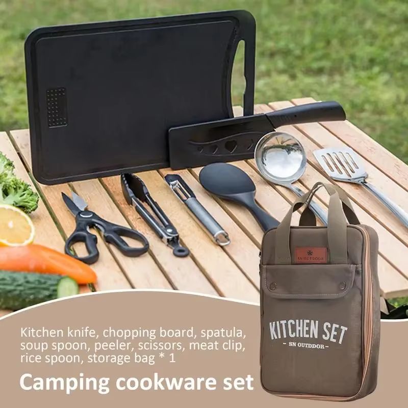 8-teiliges Camping-Kochgeschir – Kitchen Baking Kit Bewertung und Preis