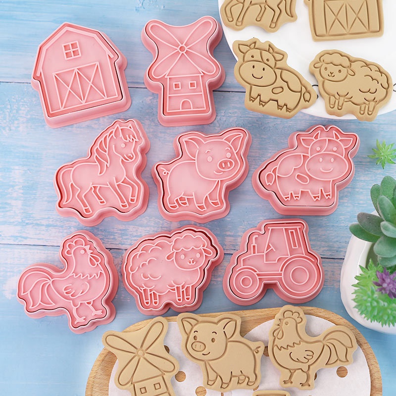 8-teiliges Tier-Backformen-Set – Kitchen Baking Cookies Bewertung und Preis