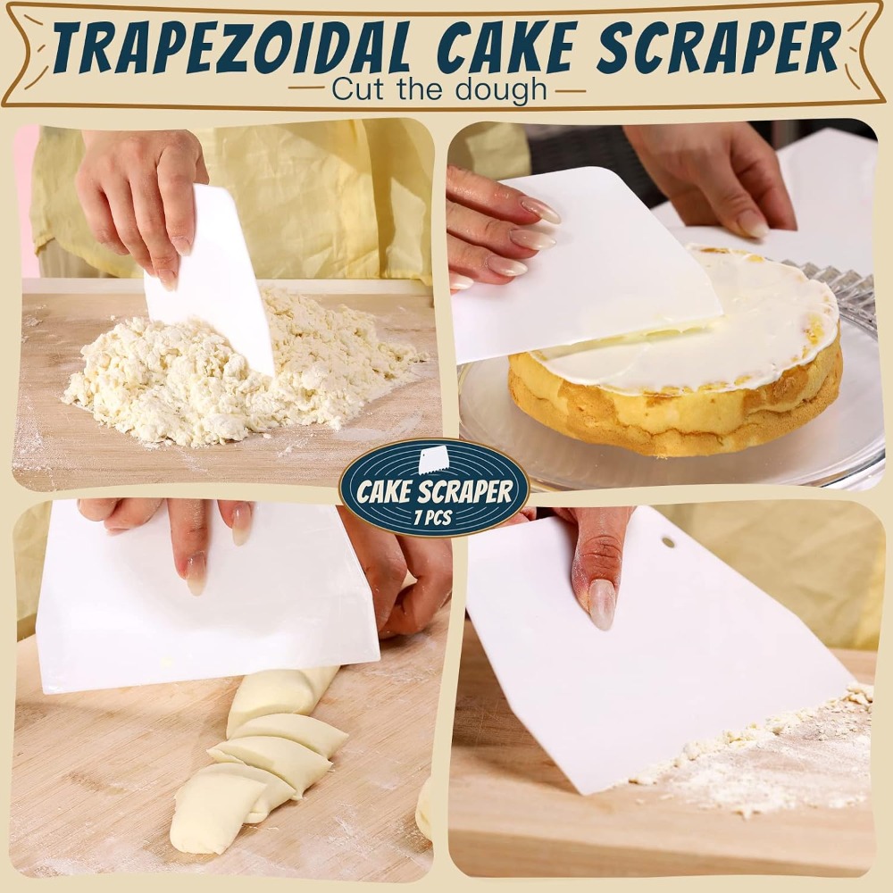 7-teiliges Küchenteig-Schaber- – Kitchen Baking Kit Bewertung und Preis