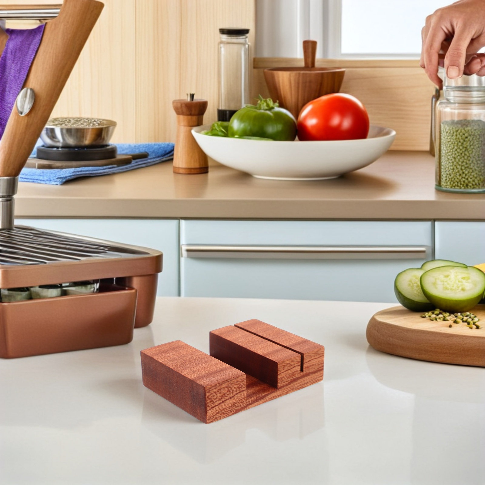 Holz-Topfdeckelhalter Freisteh – Kitchen Baking Sheet Organizer Bewertung und Preis