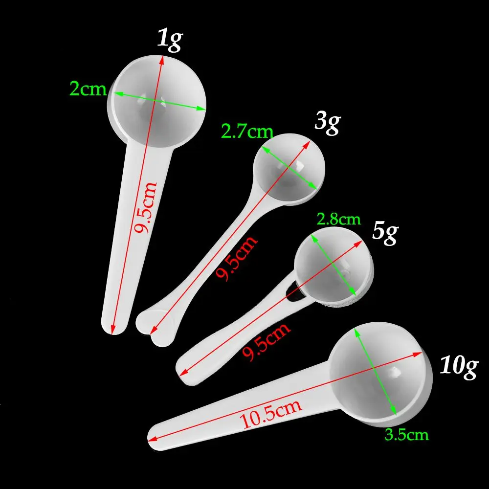 10PCS 1/3/5/10g Messlöffel Kaf – Kitchen Baking Kit Bewertung und Preis