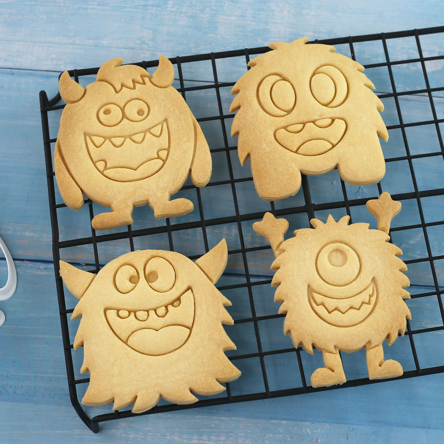 1 Stück/4 Stück Große Monster- – Kitchen Baking Cookies Bewertung und Preis
