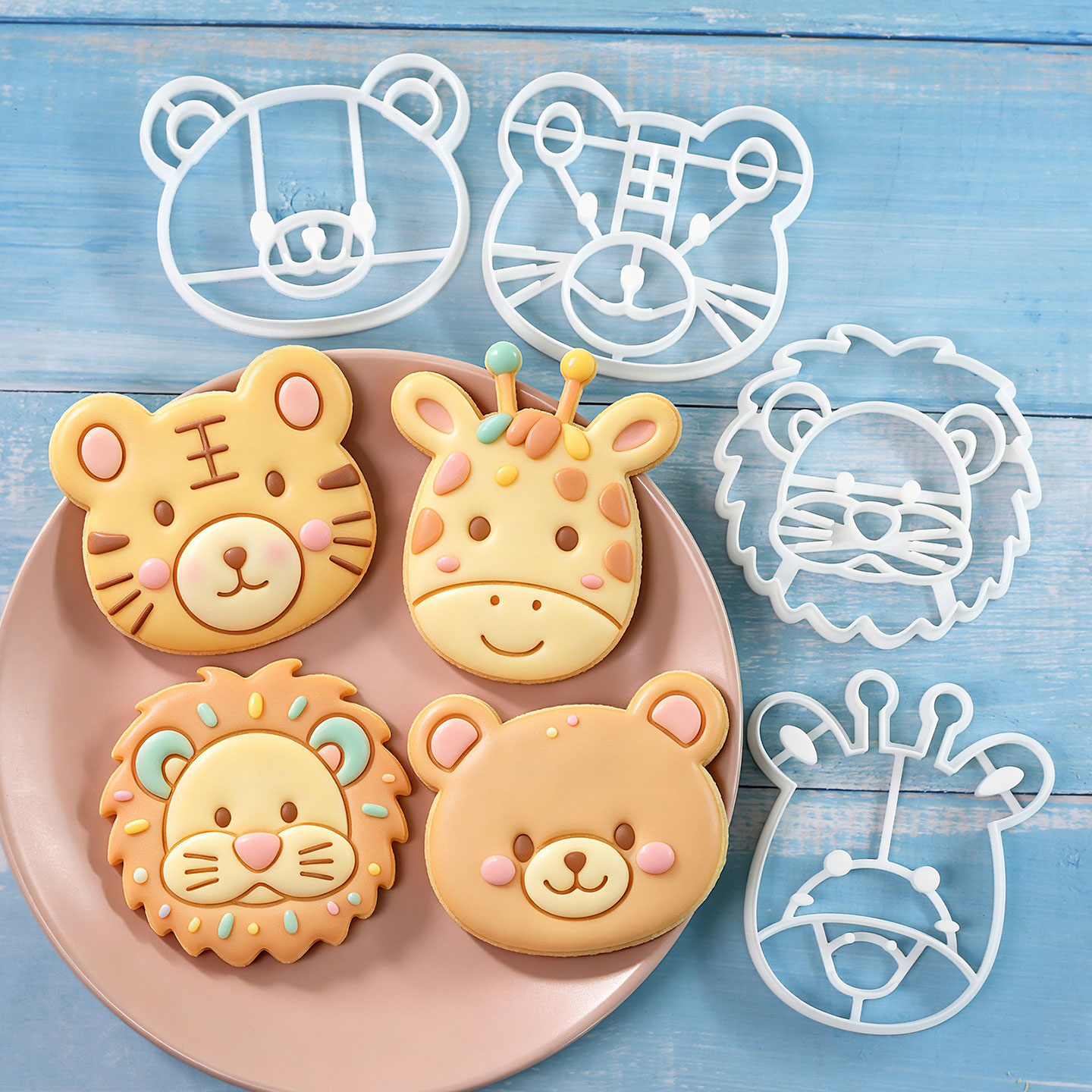 4-teiliges Tier-Plätzchenausst – Kitchen Baking Cookies Bewertung und Preis