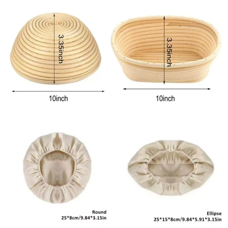 1/3-teiliges Brotkorb-Einlage- – Kitchen Tools For Baking Bewertung und Preis