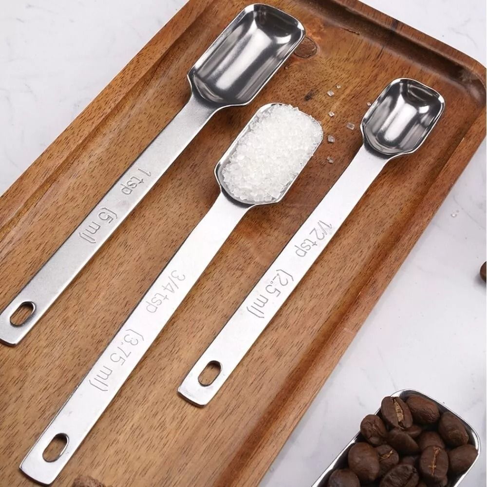 6 Stück Edelstahl Messlöffel m – Kitchen Baking Scale Bewertung und Preis