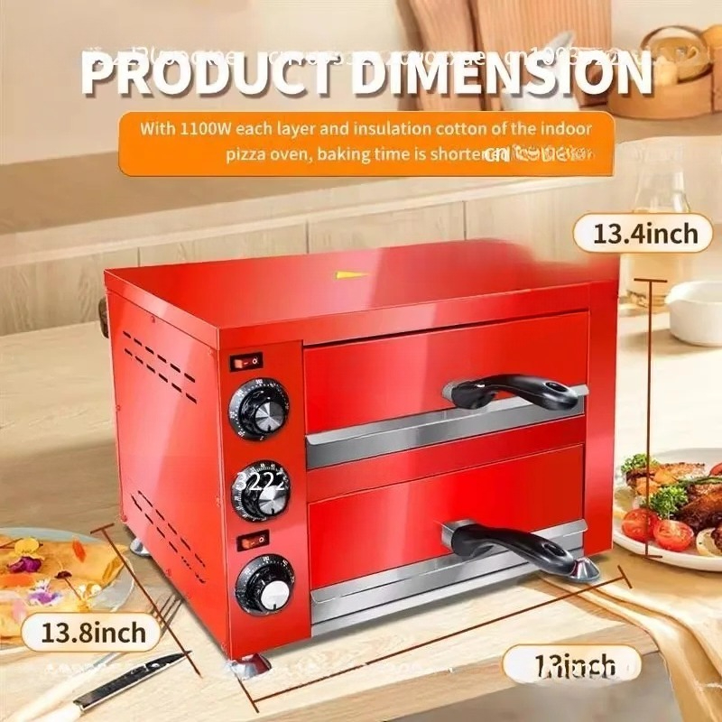 Pizzaofen Haushaltsofen Elektr – Commercial Kitchen Baking Oven Bewertung und Preis