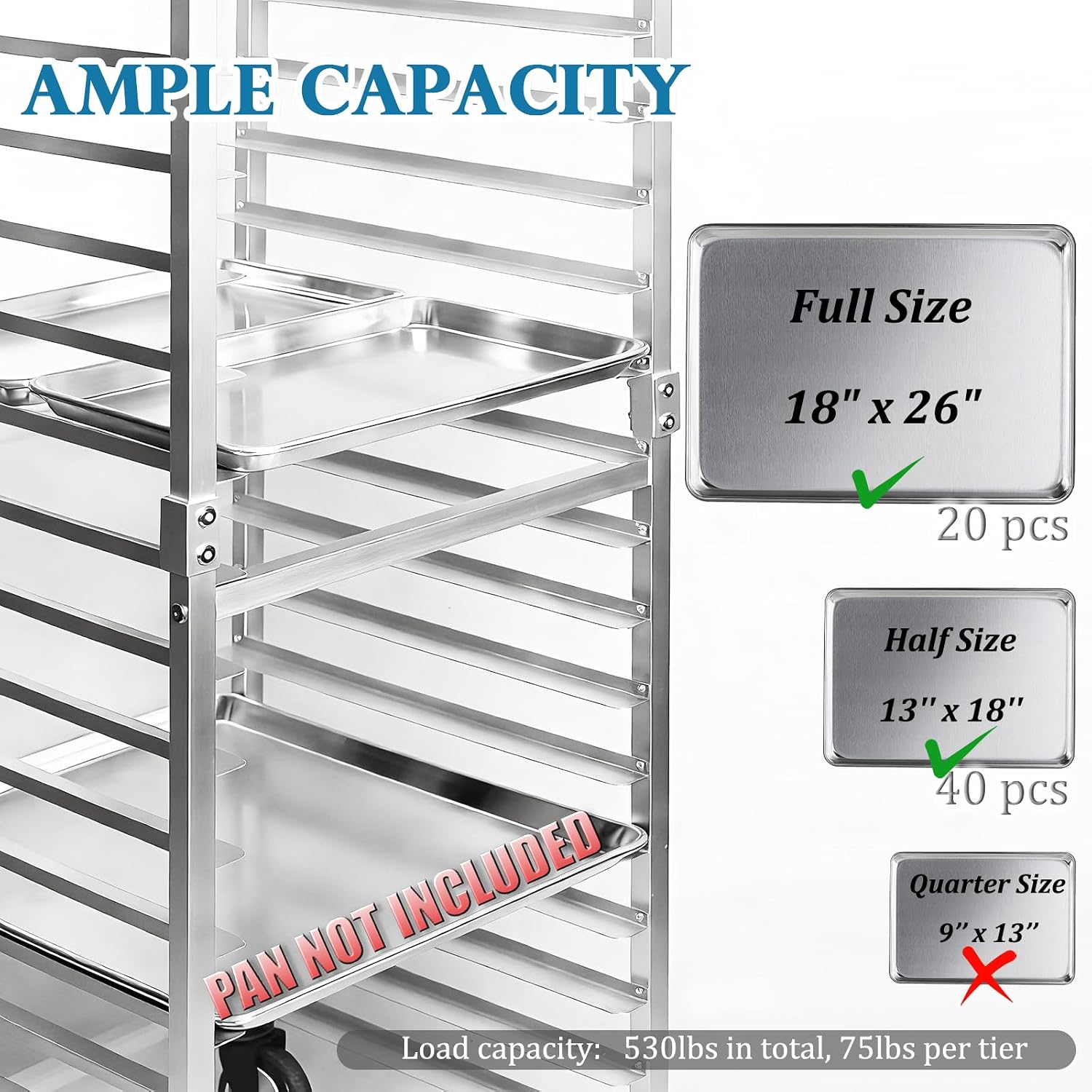 Kommerzieller 20-stufiger Edel – Kitchen Baking Sheet Organizer Bewertung und Preis