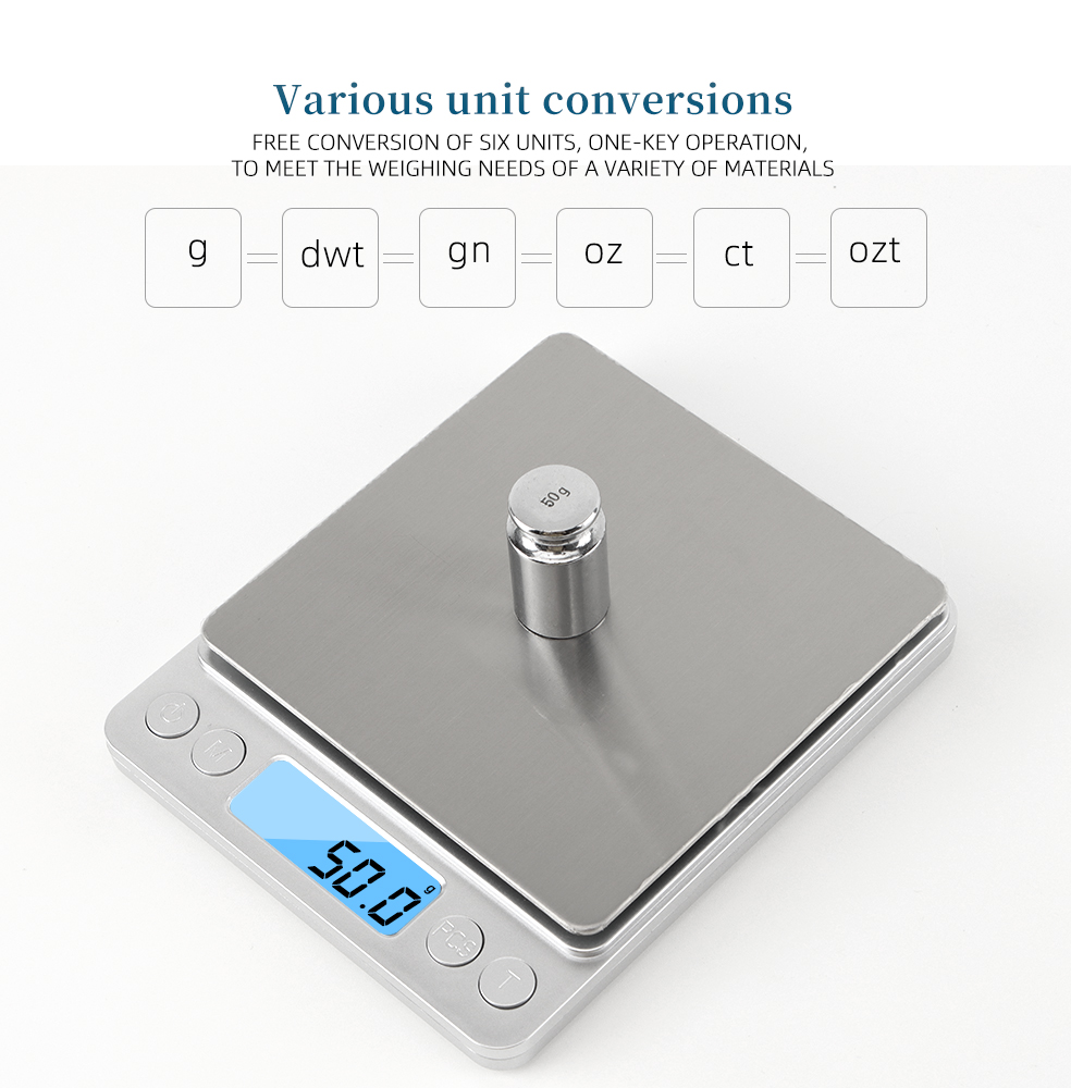 500 0,01 g/3 kg 0,1 g LCD trag – Kitchen Baking Scale Bewertung und Preis