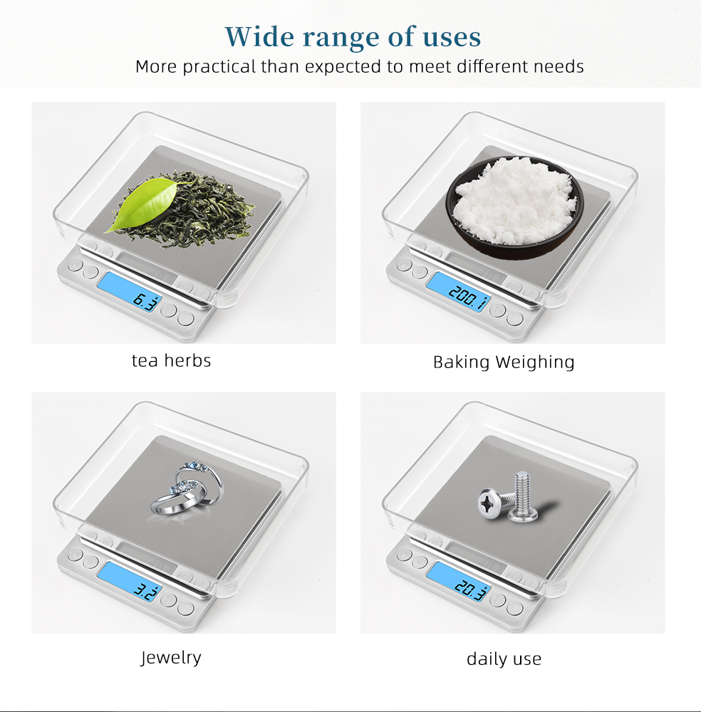 500 0,01 g/3 kg 0,1 g LCD trag – Kitchen Baking Scale Bewertung und Preis